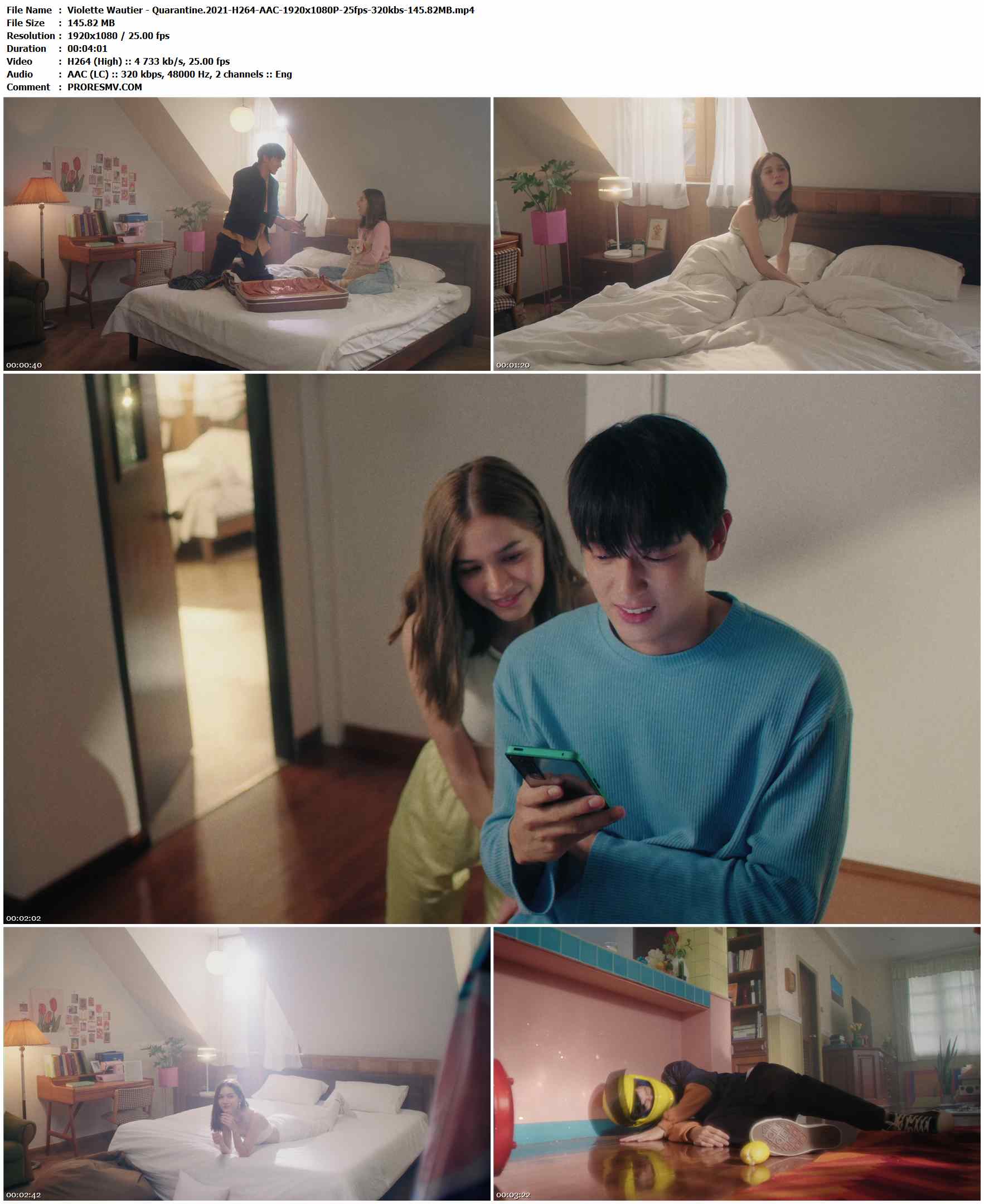 Violette Wautier - Quarantine.2021-H264-AAC-1920x1080P-25fps-320kbs-145.82MB官方MV_高清MV